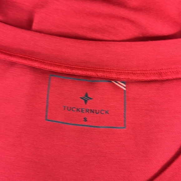 Tuckernuck Sz S Red Sara Maxi Dress Scoop Neck Long Sleeves Bamboo EUC - Picture 3 of 9